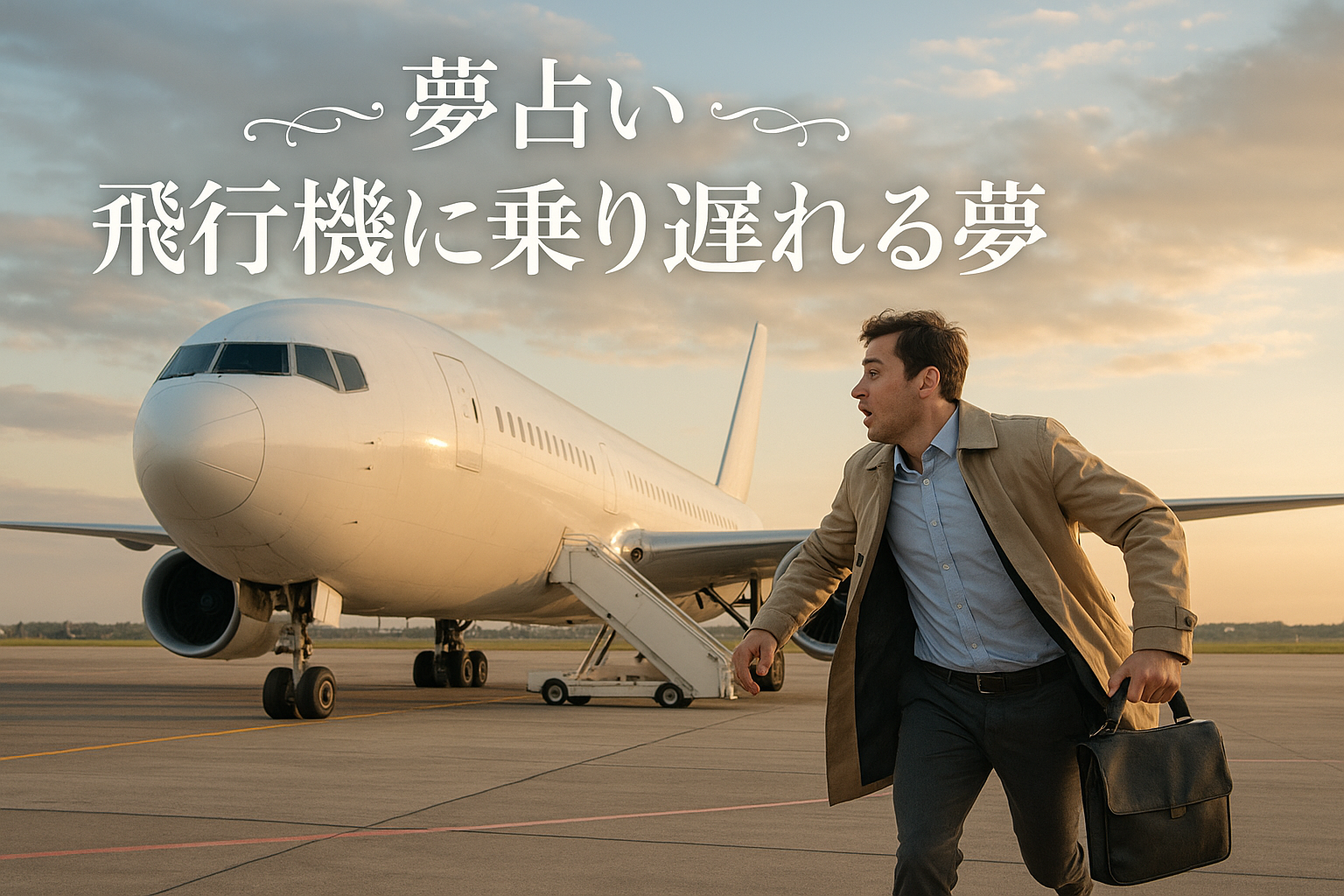 【夢占い】飛行機に乗り遅れる夢の意味は？