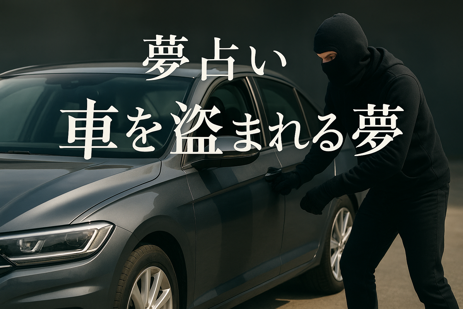 【夢占い】車を盗まれる夢の意味は？