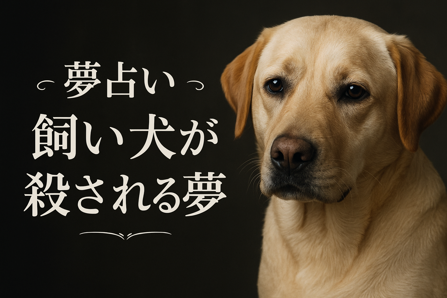 【夢占い】飼い犬が殺される夢の意味とは？
