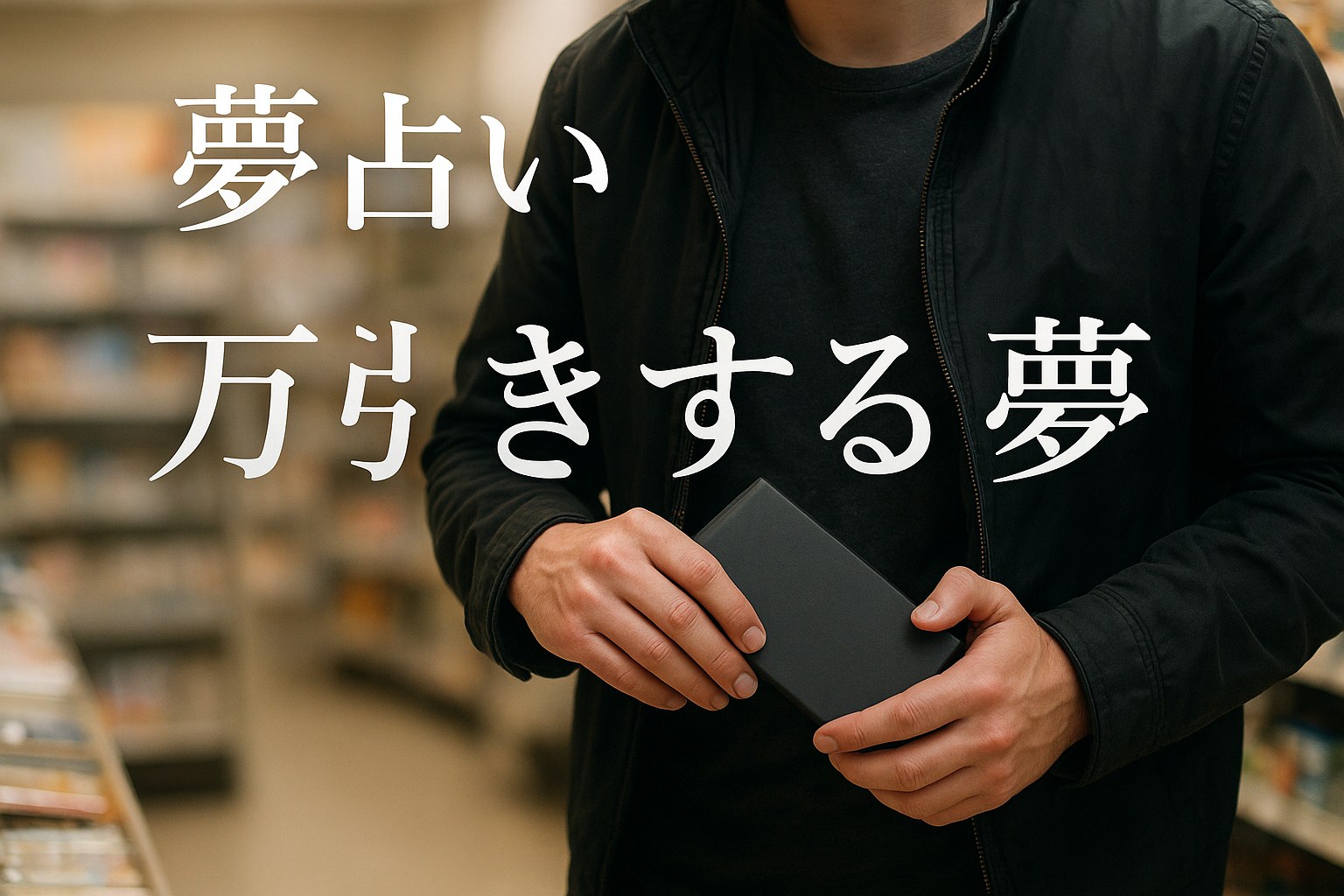 【夢占い】万引きする夢の意味は？