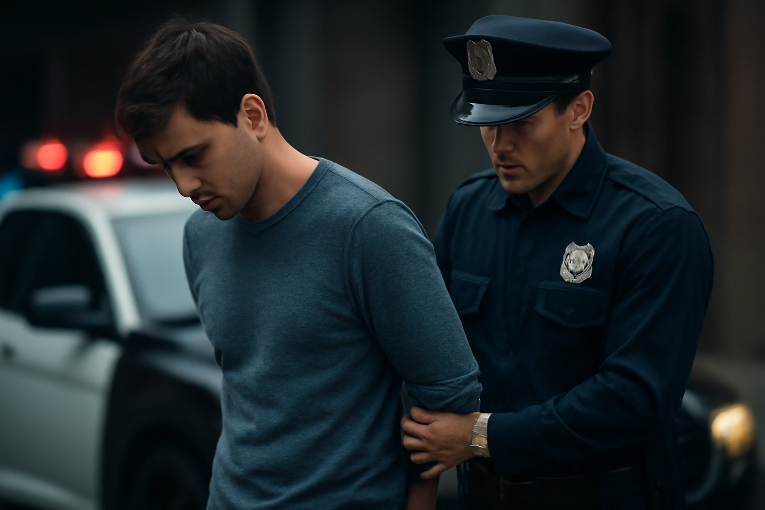 警察に捕まる夢は心のストレスや制約感を表す警告夢